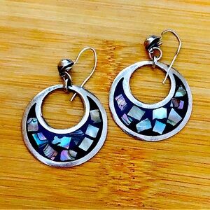 $48  Signed Vintage Estate Earrings  Sterling  Marked R.G. STERLING 925